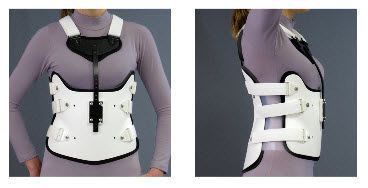 Thoracolumbosacral (TLSO) support corset / with sternal pad S.T.O.P. I V Spinal Technology