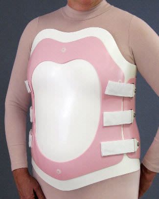 Thoracolumbosacral (TLSO) support corset Flex Foam ® I Bivalve Spinal Technology
