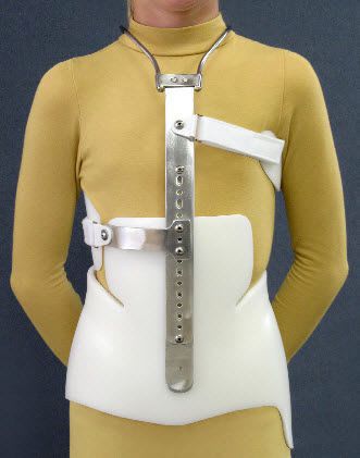 Cervico-thoraco-lumbo-sacral (CTLSO) support corset / scoliosis Milwaukee Spinal Technology