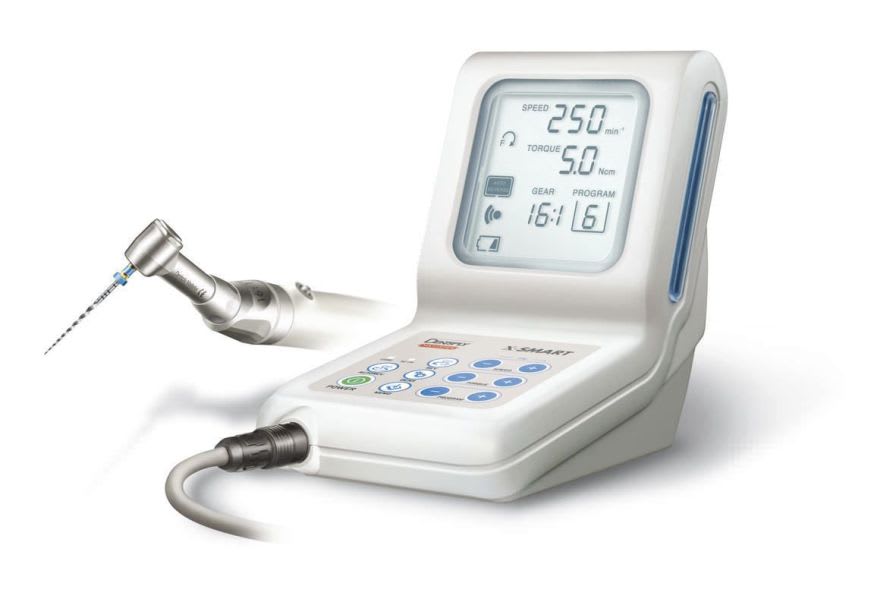 Endodontic micromotor control unit / battery-powered / with handpiece / complete set X-SMART™ DENTSPLY International