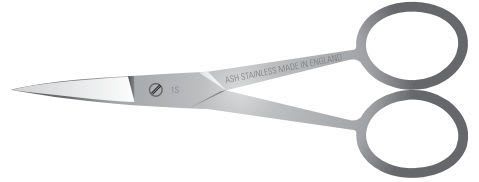 Surgical scissors (straight) 62412001 DENTSPLY International