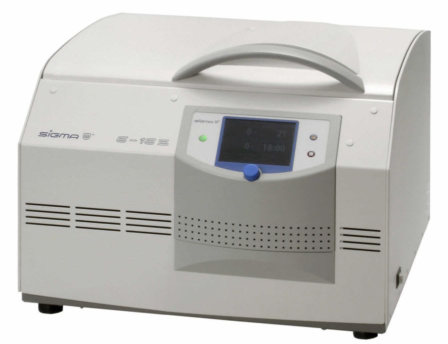 Laboratory centrifuge / high-capacity / bench-top / heating max. 13500 rpm | Sigma 6-16HS Sigma Laborzentrifugen GmbH