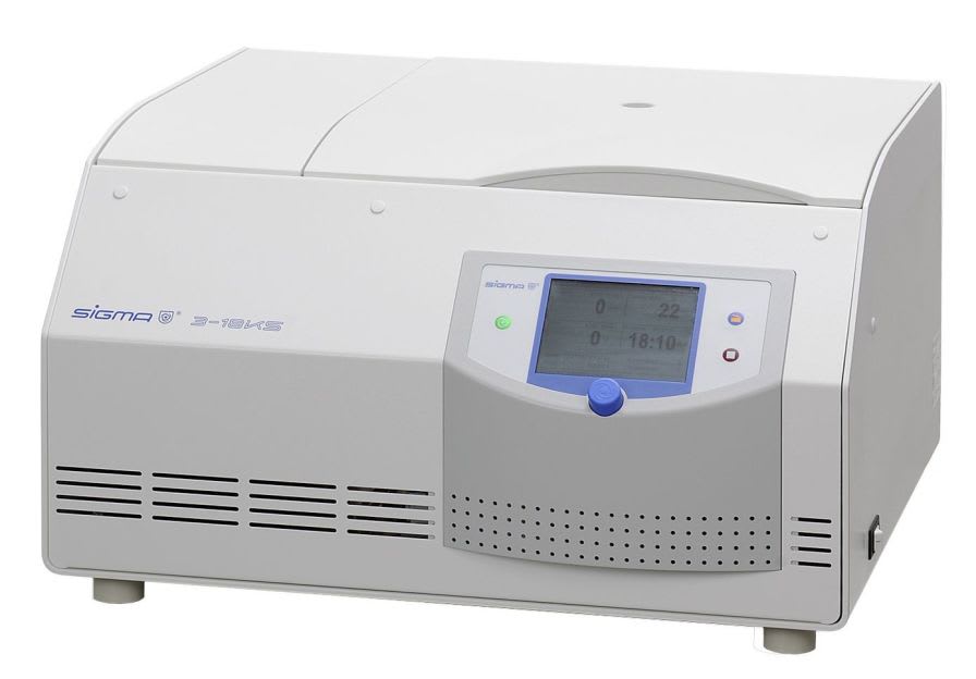 Laboratory centrifuge / high-speed / bench-top / heating max. 18000 rpm | Sigma 3-18KHS Sigma Laborzentrifugen GmbH