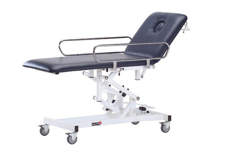 Emergency stretcher trolley / height-adjustable / electrical / 2-section Medi-Plinth