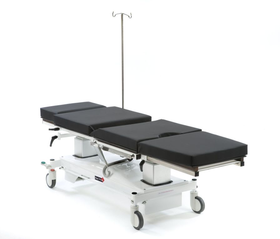 Universal operating table / electrical / X-ray transparent / on casters Medi-Plinth