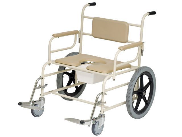 Shower chair / with bucket / on casters / bariatric Bari Sizewise