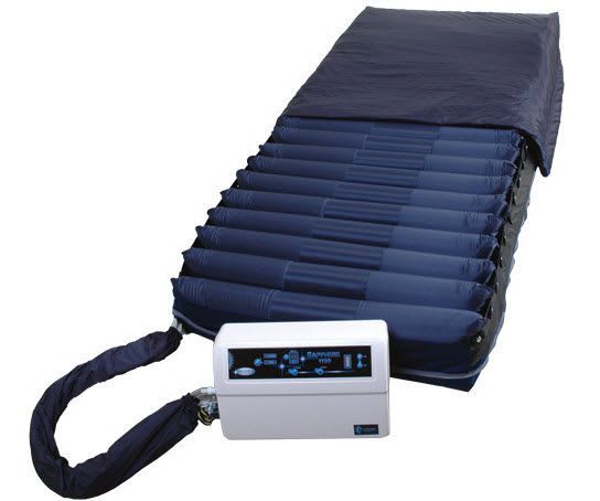 Hospital bed overlay mattress / anti-decubitus / dynamic air / tube Sunflower Pulse Sizewise