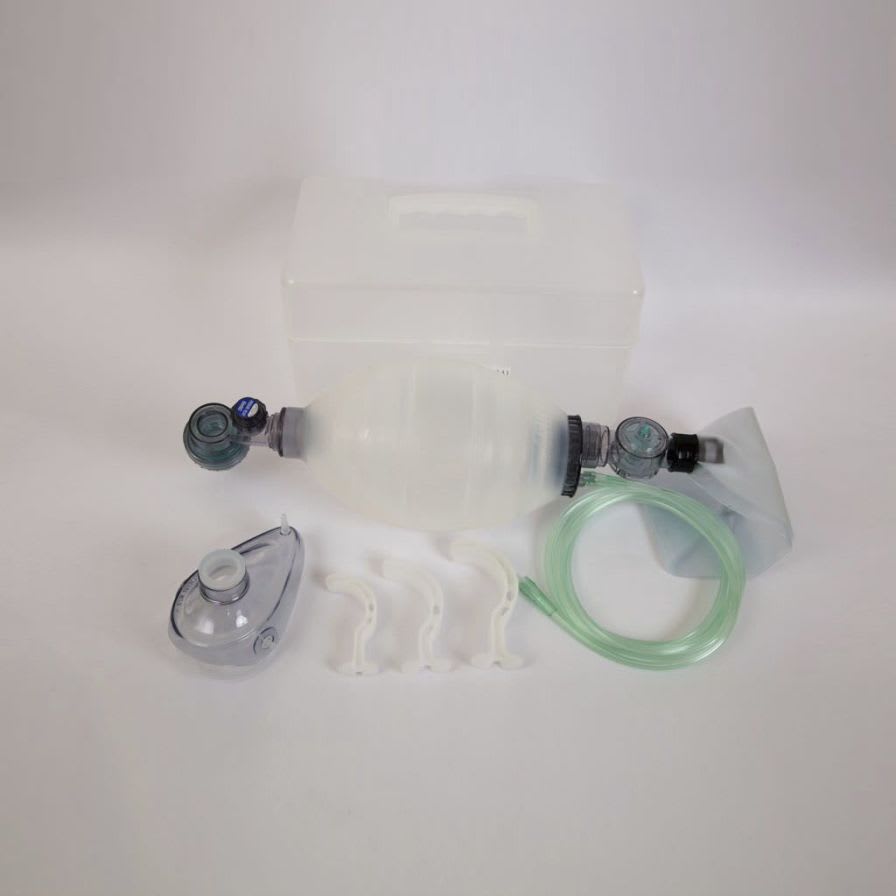 Adult manual resuscitator / reusable / with mask 1 500 mL | SW72101B Shining World Health Care Co., LTD