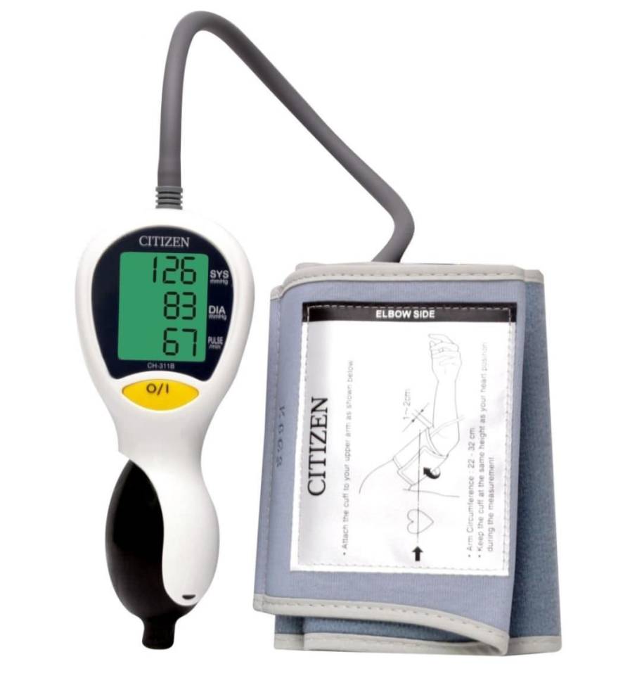 Semi-automatic blood pressure monitor / electronic / arm 0 - 280 mmHg | CH-311B Citizen Systems Japan