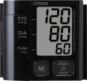 Automatic blood pressure monitor / electronic / wrist 0 - 280 mmHg | CH-657 ?BLACK) Citizen Systems Japan