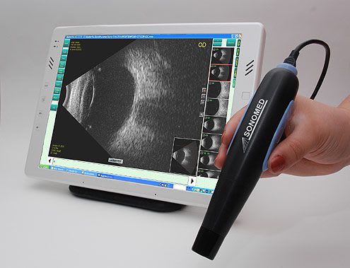 Portable ultrasound system / for ophthalmic ultrasound imaging / touchscreen Master-Vu B-Scan Sonomed Escalon