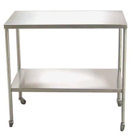 Stainless steel instrument table / on casters SS8014 UMF Medical