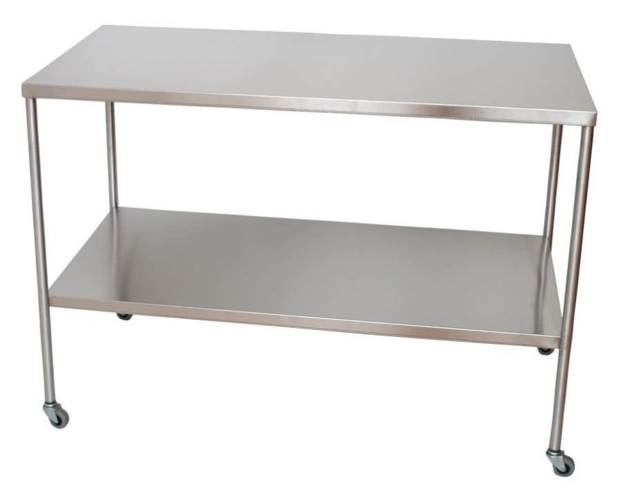 Stainless steel instrument table / on casters SS8008 UMF Medical