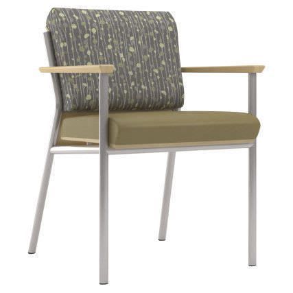 Healthcare facility chair / with backrest / with armrests / bariatric trace WIELAND