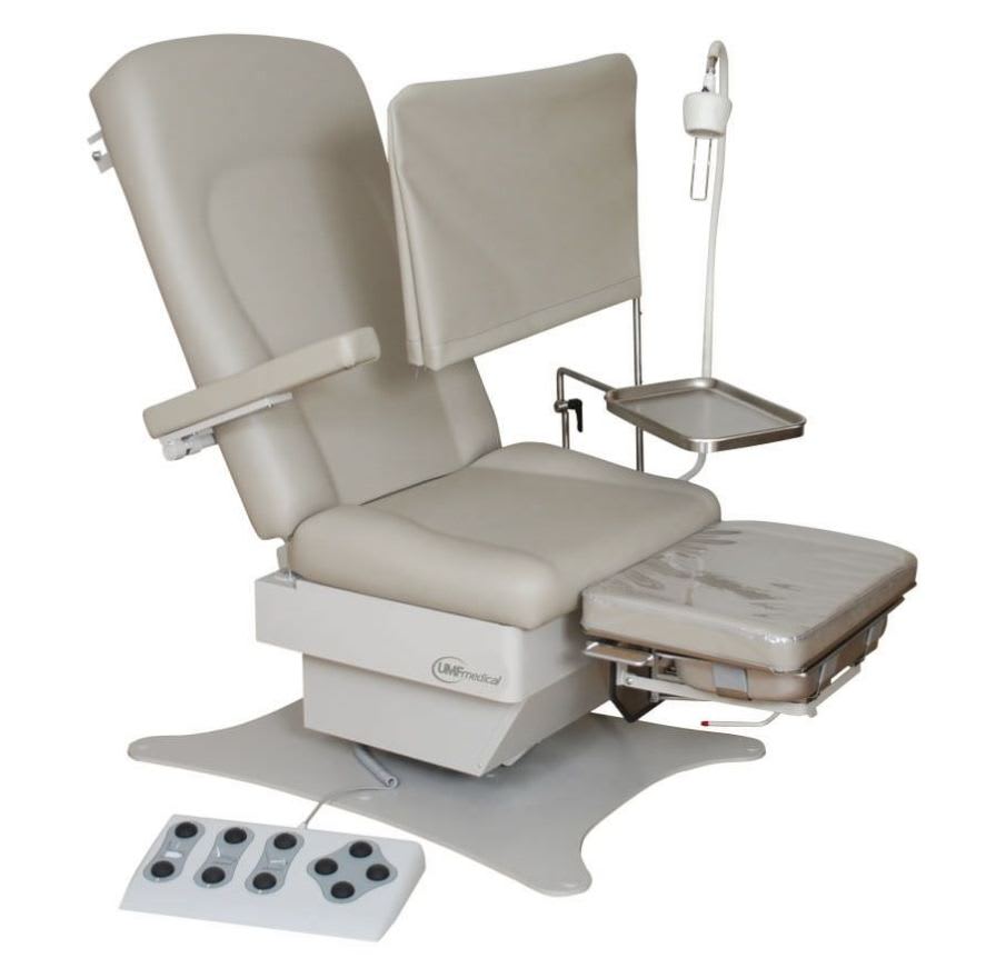 Podiatry examination chair / electrical / height-adjustable / 3-section 5016 UMF Medical