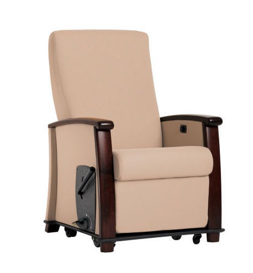 Reclining medical sleeper chair / on casters / with legrest / manual versant Orthopedic/Sleep WIELAND