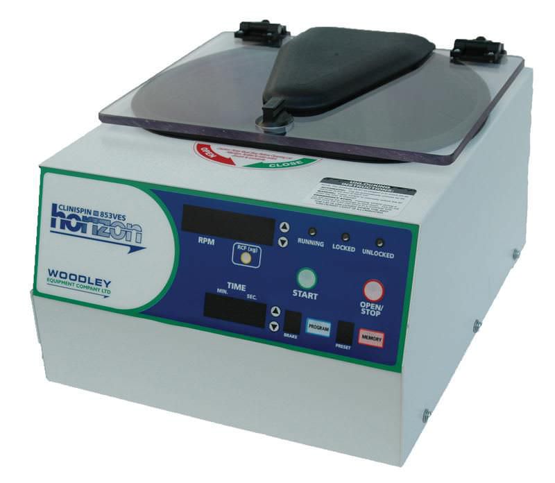 Laboratory centrifuge / bench-top / horizontal 5 000 rpm | Clinispin horizon 853VES Woodley Equipment