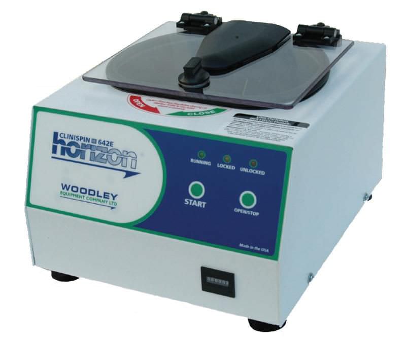 Laboratory centrifuge / compact / bench-top / automatic 3 800 rpm | Clinispin horizon 642E Woodley Equipment