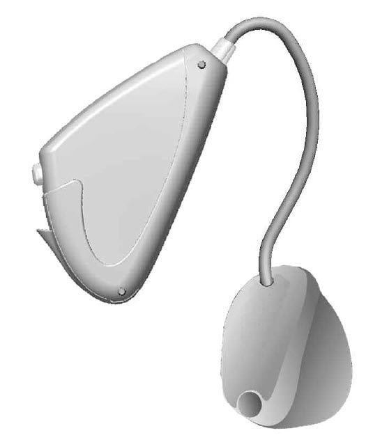 Mini behind the ear, hearing aid with ear tube Passport ™ Moxi ™ 3G Unitron