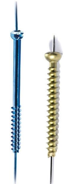 Not absorbable cannulated bone screw TST R. Medical Devices