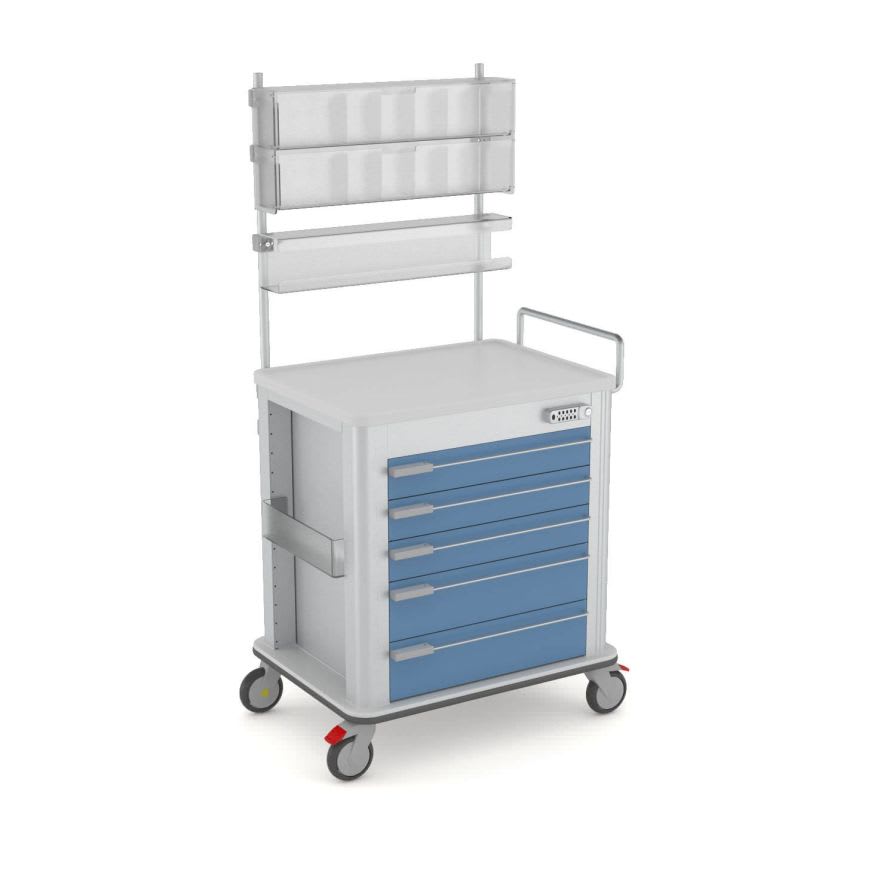 Treatment trolley / with drawer / modular PLS600PRC Wegg Srl