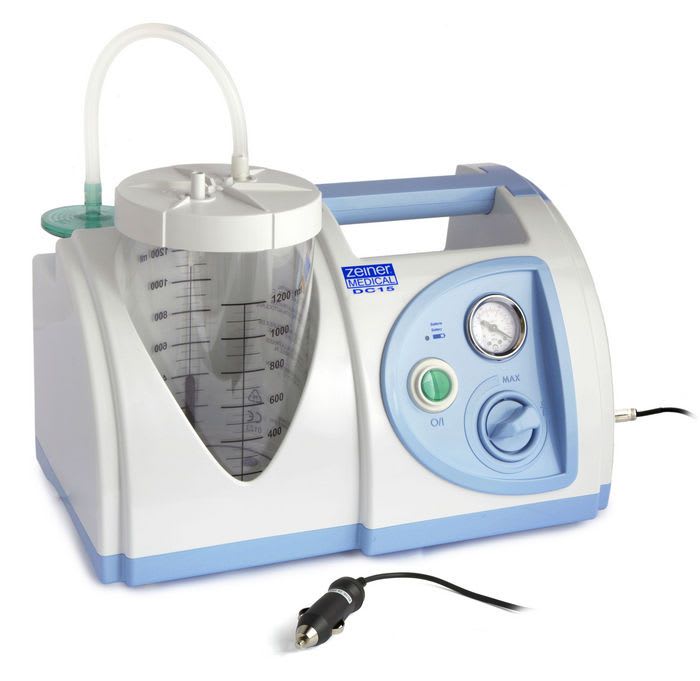 Electric mucus suction pump / handheld / battery-powered 15 L/mn - DC15 BATTERY Zeiner Medical