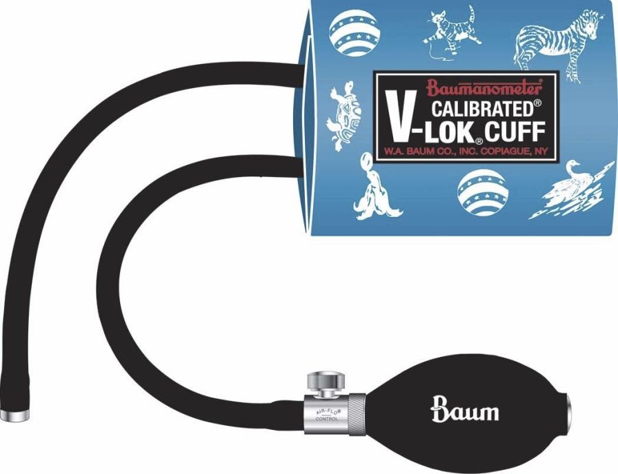 Pneumatic cuff Decorated Calibrated® V-Lok® Series W.A. Baum