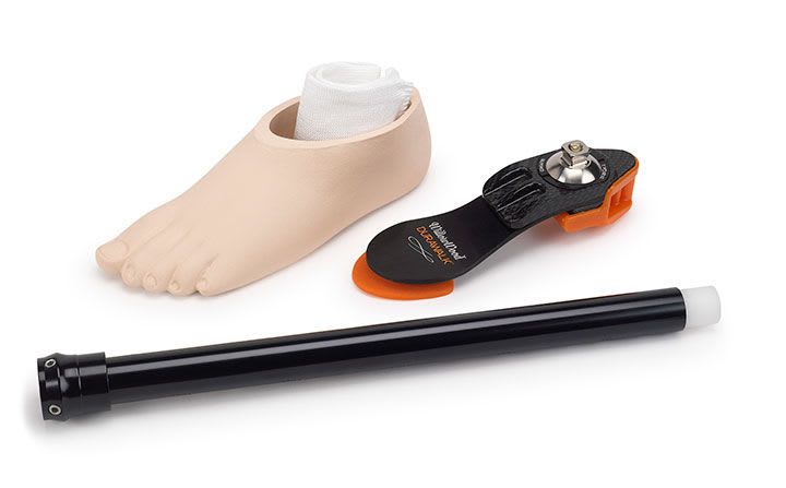 Foot prosthesis (lower extremity) / silicone / polycentric / class 2 DuraWalk Willow Wood