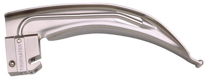Macintosh laryngoscope blade / stainless steel / with removable light module / fiber optic Shucman 2 Truphatek International