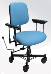 Medical stool / on casters / height-adjustable / with backrest VELA Tango 300 VELA