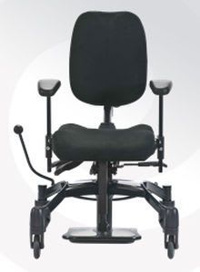 Medical stool / height-adjustable / on casters / with backrest VELA Tango 100ES/S Junior VELA