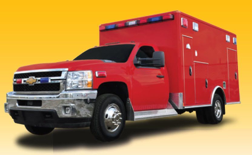 Emergency medical ambulance / type I / box Chevy 3500 Wheeled Coach
