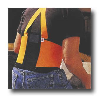 Lumbar support belt / with suspenders High Visibiility 9" WNL Products