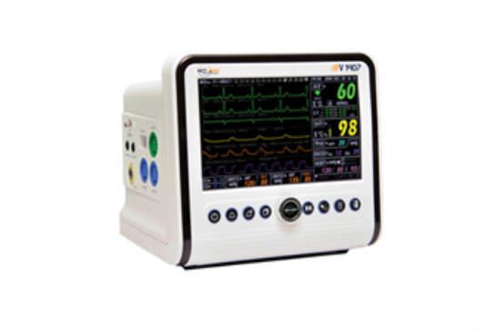 NIBP multi-parameter monitor / RESP / ECG / compact V1407 Vetland Medical
