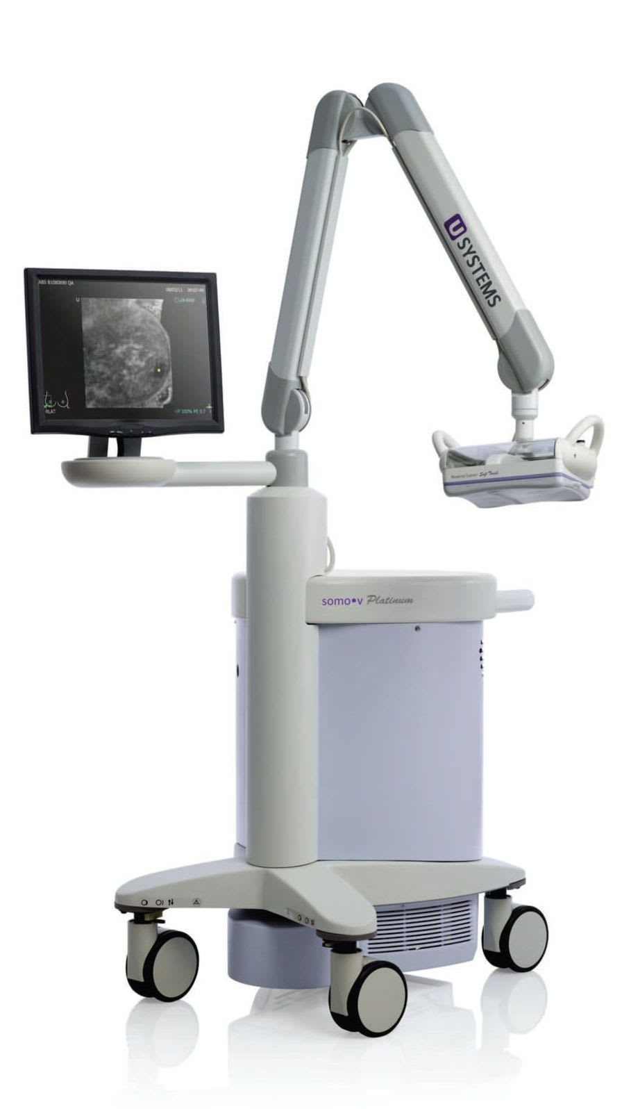 Ultrasound system / on platform / for breast ultrasound imaging somo?v ABUS Platinum U-Systems