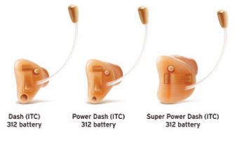The canal (ITC) hearing aid Dash series Interton