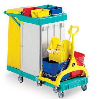 Cleaning trolley / with bucket / with waste bag holder SM T07104 SAMATIP