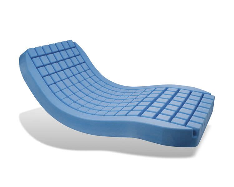 Anti-decubitus mattress / for hospital beds / foam / waffled P101M / POLYPLOT® SYST'AM
