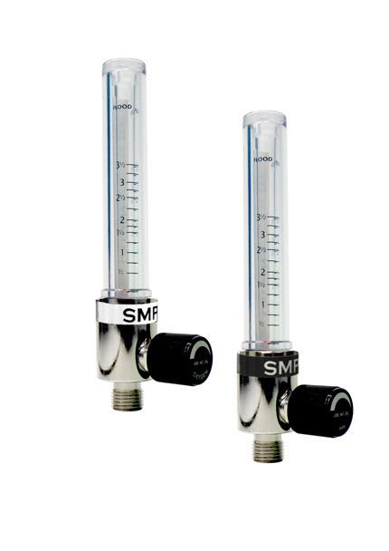 Oxygen flowmeter / air / variable-area / plug-in type BRASS BODY SMP CANADA