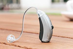 Mini behind the ear, hearing aid with ear tube / remote-controlled Orion™ Siemens Audiology Solutions