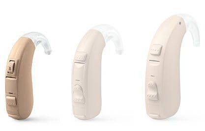 Behind the ear, hearing aid with ear tube Lotus™ Siemens Audiology Solutions