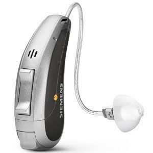Behind the ear, receiver hearing aid in the canal (RITE) / pediatric Pure™ Siemens Audiology Solutions