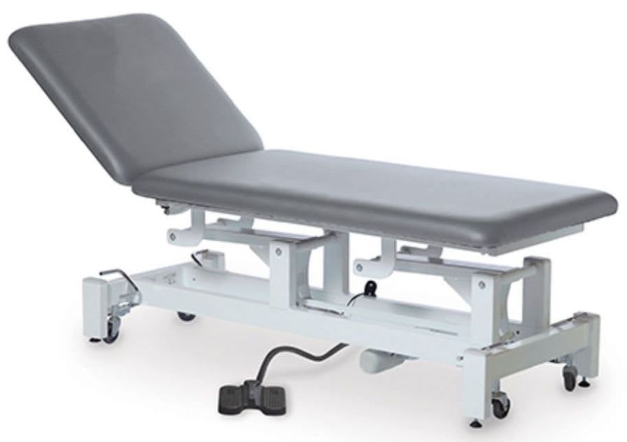 Electrical examination table / height-adjustable / 2-section 4710 Hi-Lo Hausmann