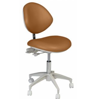 Dental stool / on casters / height-adjustable / with backrest Deluxe Doctor's Summit Dental Systems