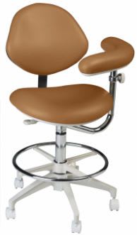 Dental stool / on casters / height-adjustable / with armrests Deluxe Assistant's Summit Dental Systems