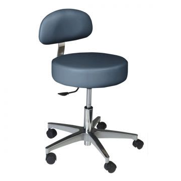 Dental stool / height-adjustable / on casters / with backrest Standard Doctor's Summit Dental Systems