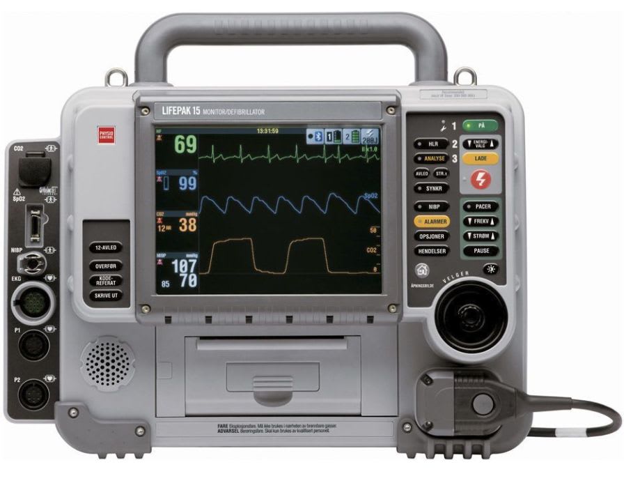 Semi-automatic external defibrillator / compact multi-parameter monitor 360 J | LIFEPAK® 15 Physio-Control