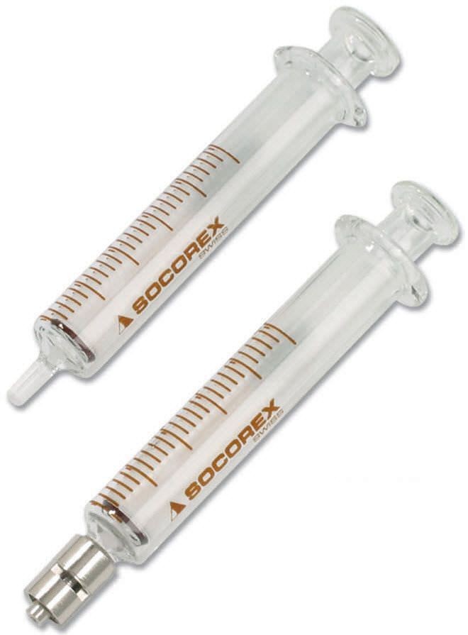 Glass syringe 0.1 - 250 mL | DosysTM 150 series Socorex Isba