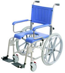 Shower chair / on casters / with cutout seat Osprey™ Transit - 7712 Spectra Care