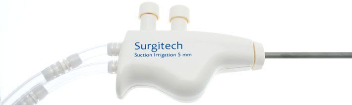 Irrigation cannula / laparoscopic surgery / aspirating 5 mm Surgitech AS